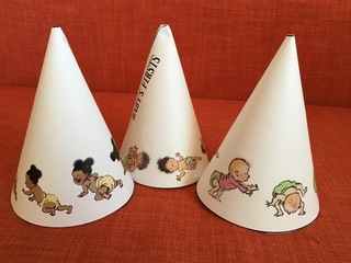 Party hats you can make with story time kit